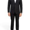 Men's black suit front view