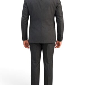 Mens grey suit BACK view